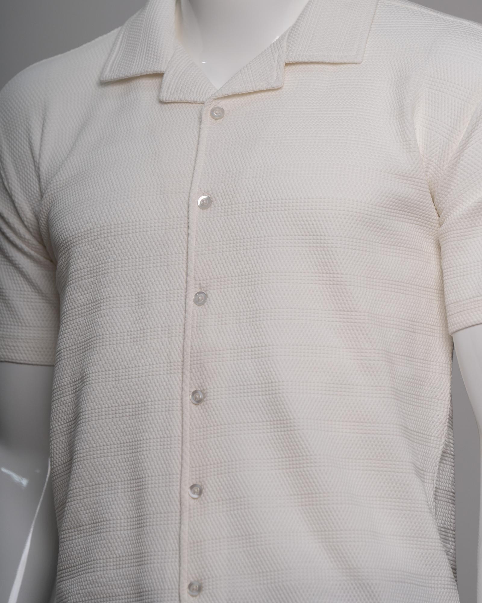 Before: plain corporate shirt without embroidery