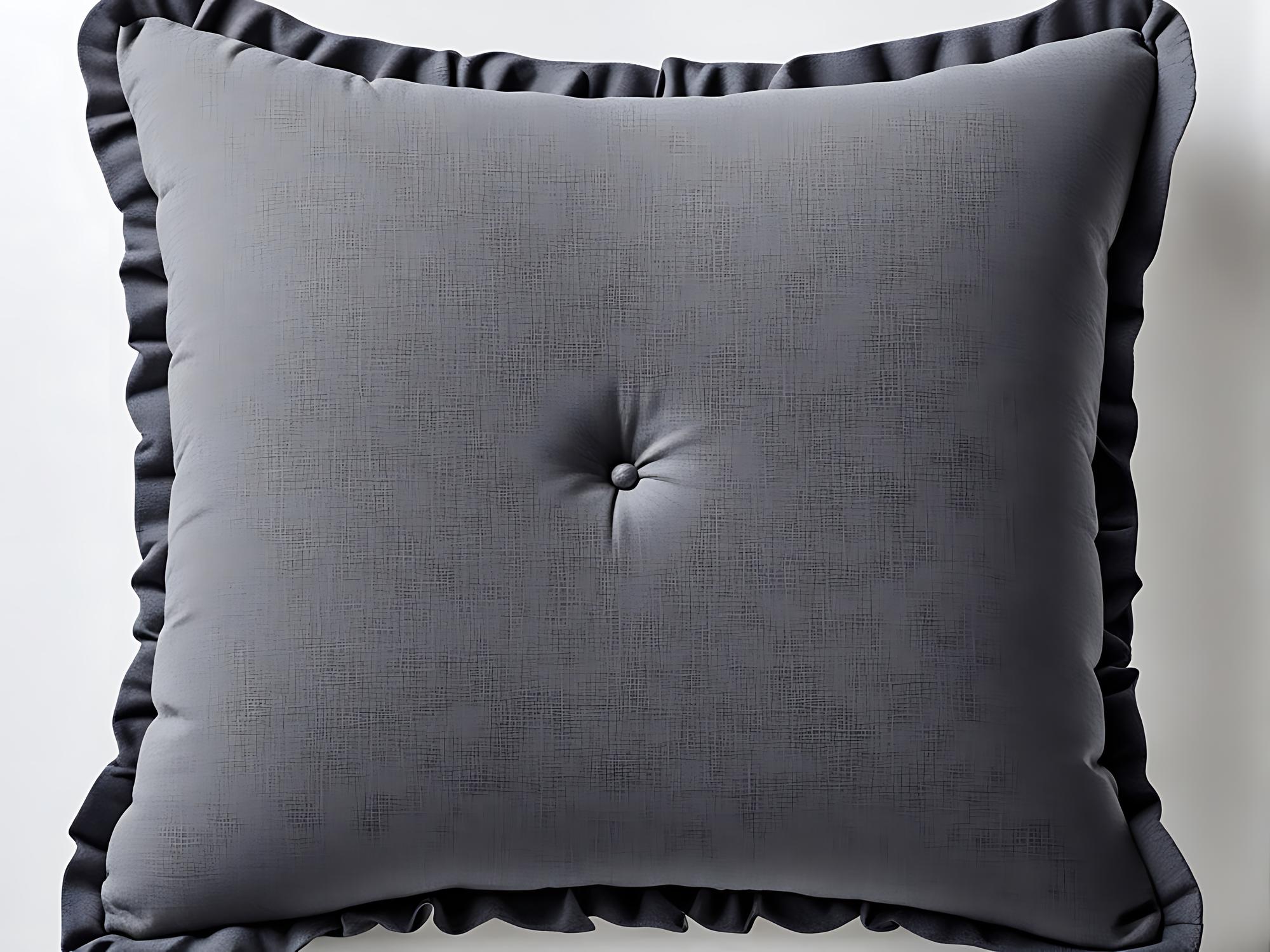 Before: plain cushion cover
